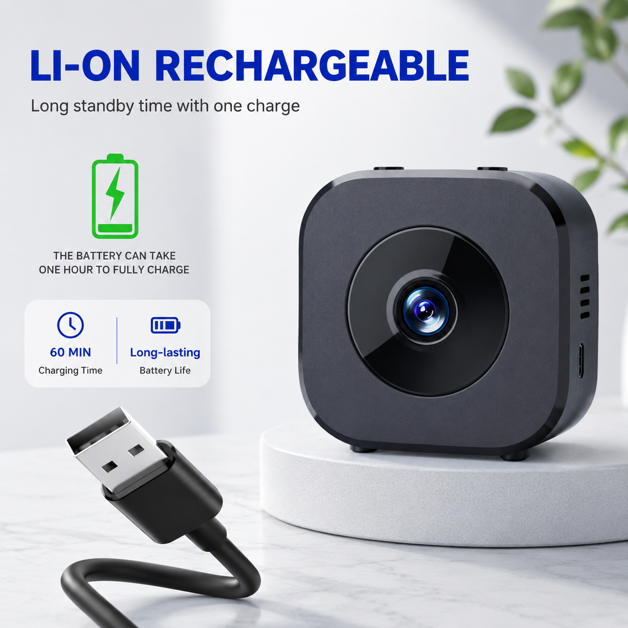 Inteligentna Mini Kamera WiFi z Funkcją Zdalnego Monitorowania