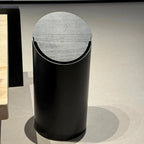 Minimalistyczny Wytrzymały kosz na śmieci Swing-Top z drewnianą pokrywą