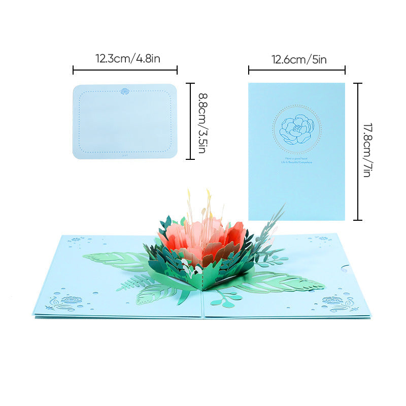 Beautiful 3D pop-up card Mother's Day gift