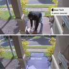 Nowoczesny bezprzewodowy dzwonek wideo z obrazem HD