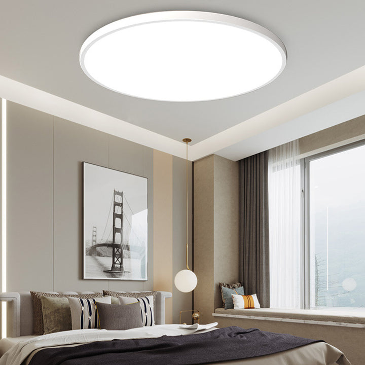 Plafonnier LED rond lumineux à montage en surface