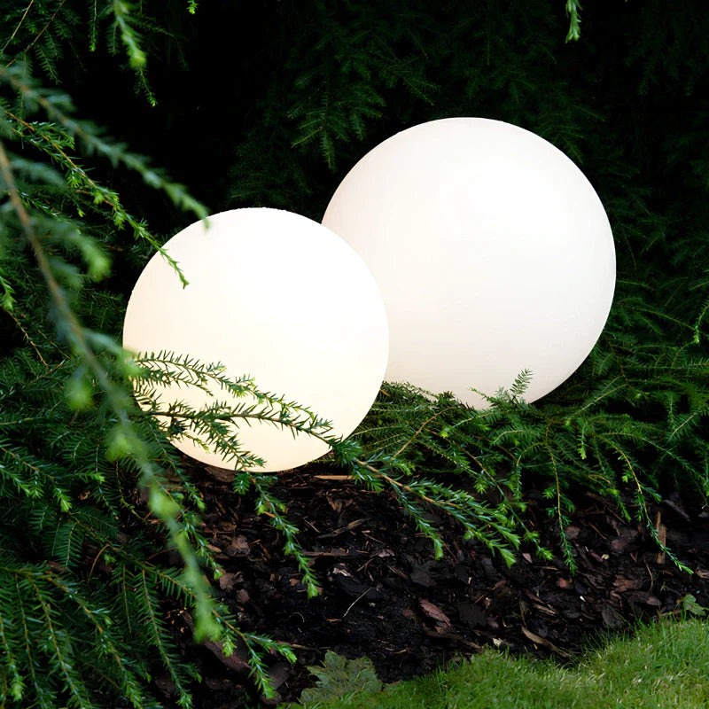 Zewnętrzne oświetlenie kuliste LED elegancka lampa zewnętrzna