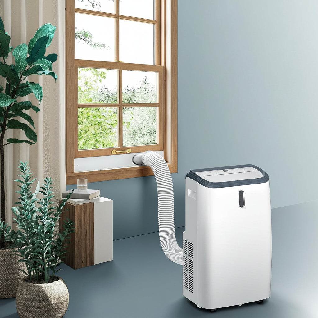 Bærbar Klimaanlægsenhed til Rum 12000 BTU med Ventilatortilstand