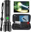 Powerful LED flashlight with zoom and indicator