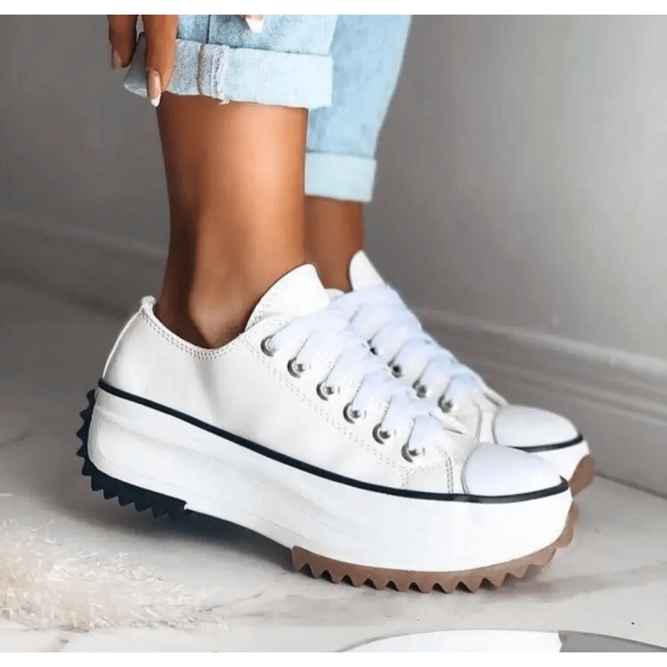 Damskie buty do chodzenia w stylu vintage z paskiem