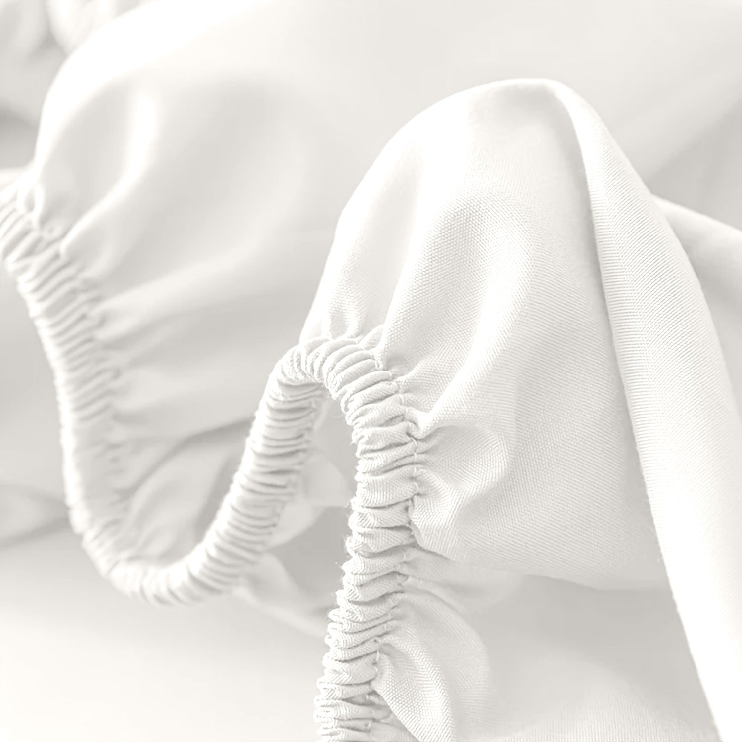 Fitted Sheet with Deep Corners Soft Wrinkle-Resistant