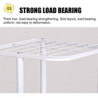 Tall 8-level planter stand for indoor and outdoor use