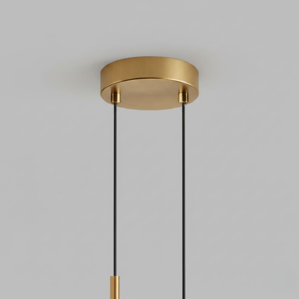 Minimalist Scandinavian-style LED ceiling pendant lamp with adjustable length