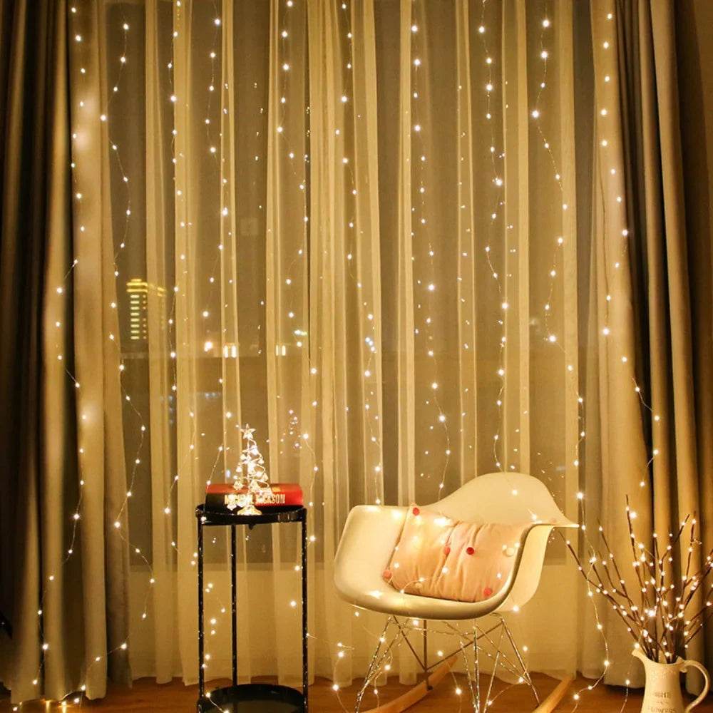 Tenda versatile Fairy con 8 modalità di illuminazione