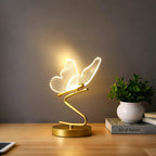 Modern butterfly-shaped table lamp with adjustable lighting