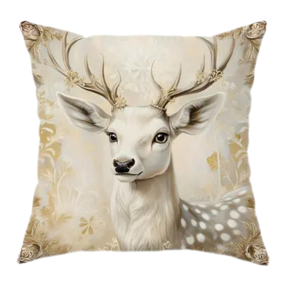 Decorative festive warm velvet pillows