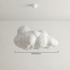 Lampe de plafond moderne en forme de « nuage » avec hauteur réglable