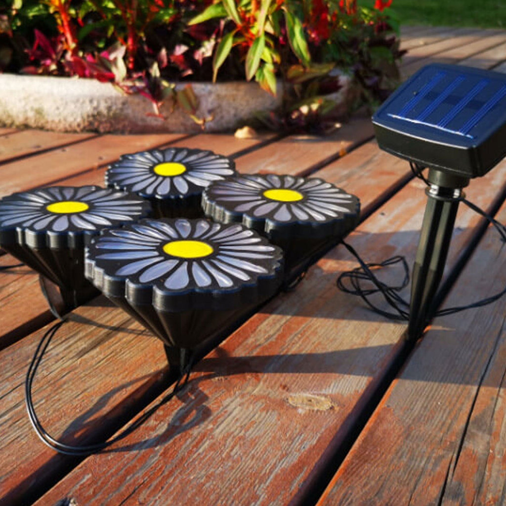 Moderne Gartenlampe Daisy Solar Lichterkette für den Garten