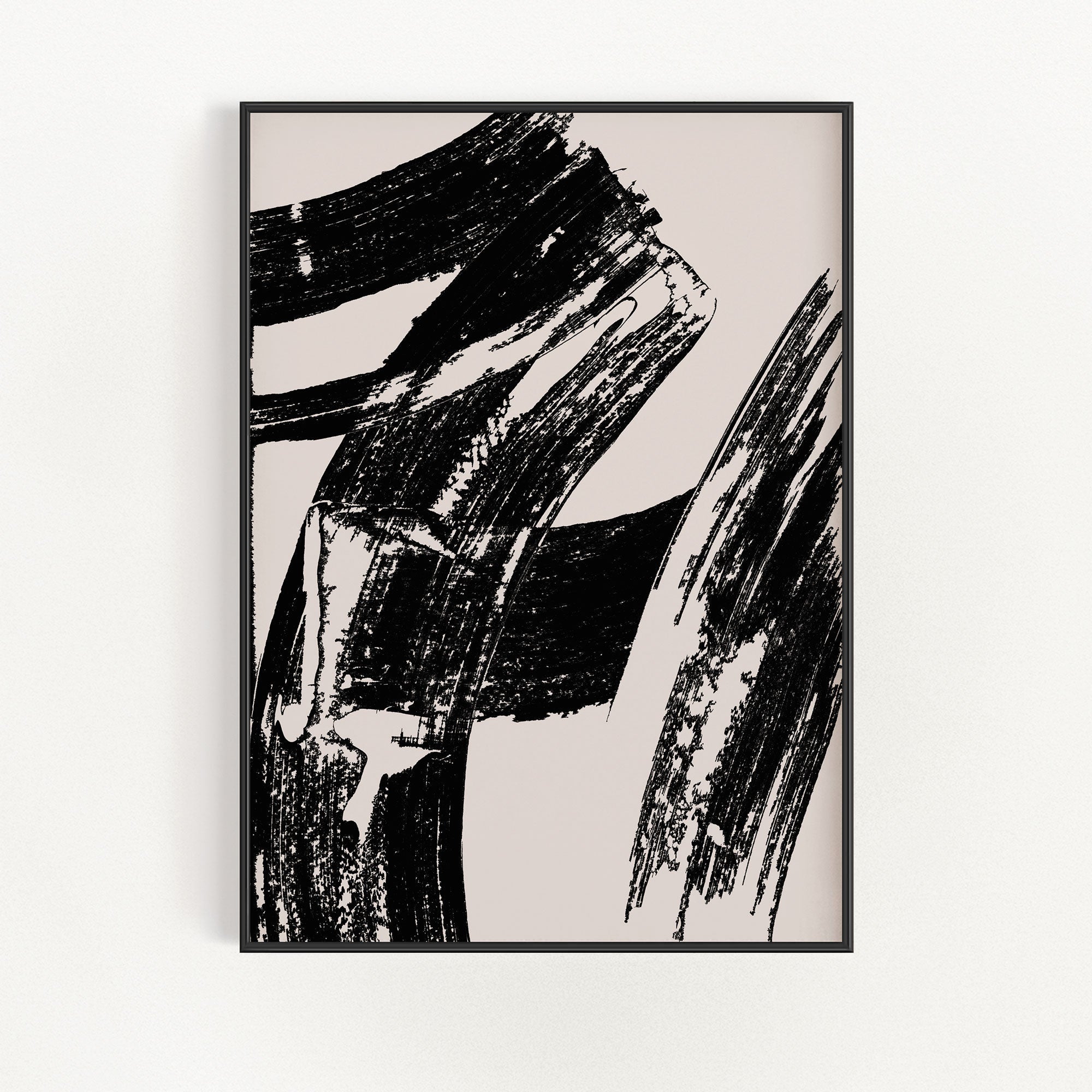 Artystyczny obraz na ścianę z teksturą pędzla