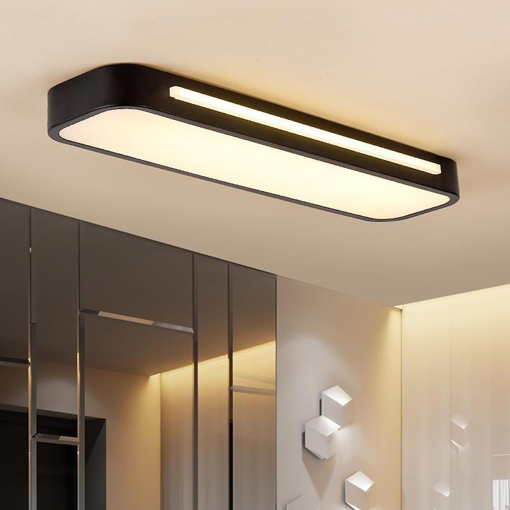 Nordycka minimalistyczna długa lampa sufitowa LED
