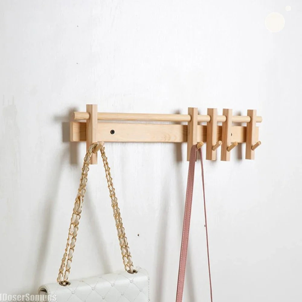 Nowoczesny elegancki wieszak dekoracyjny na ścianę