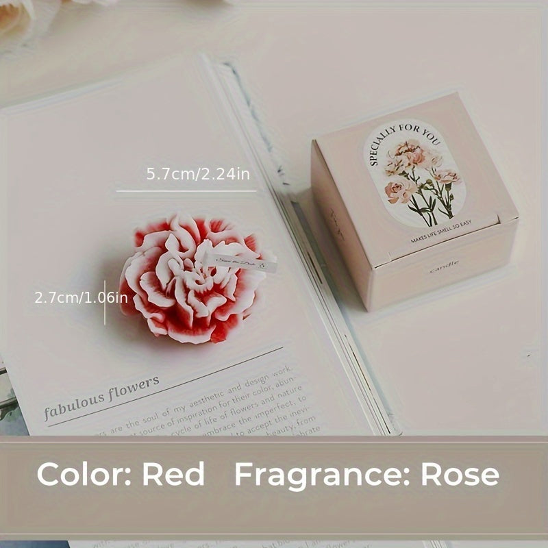 Candela profumata artistica a fiore di chiodi di garofano regalo per la Festa della Mamma