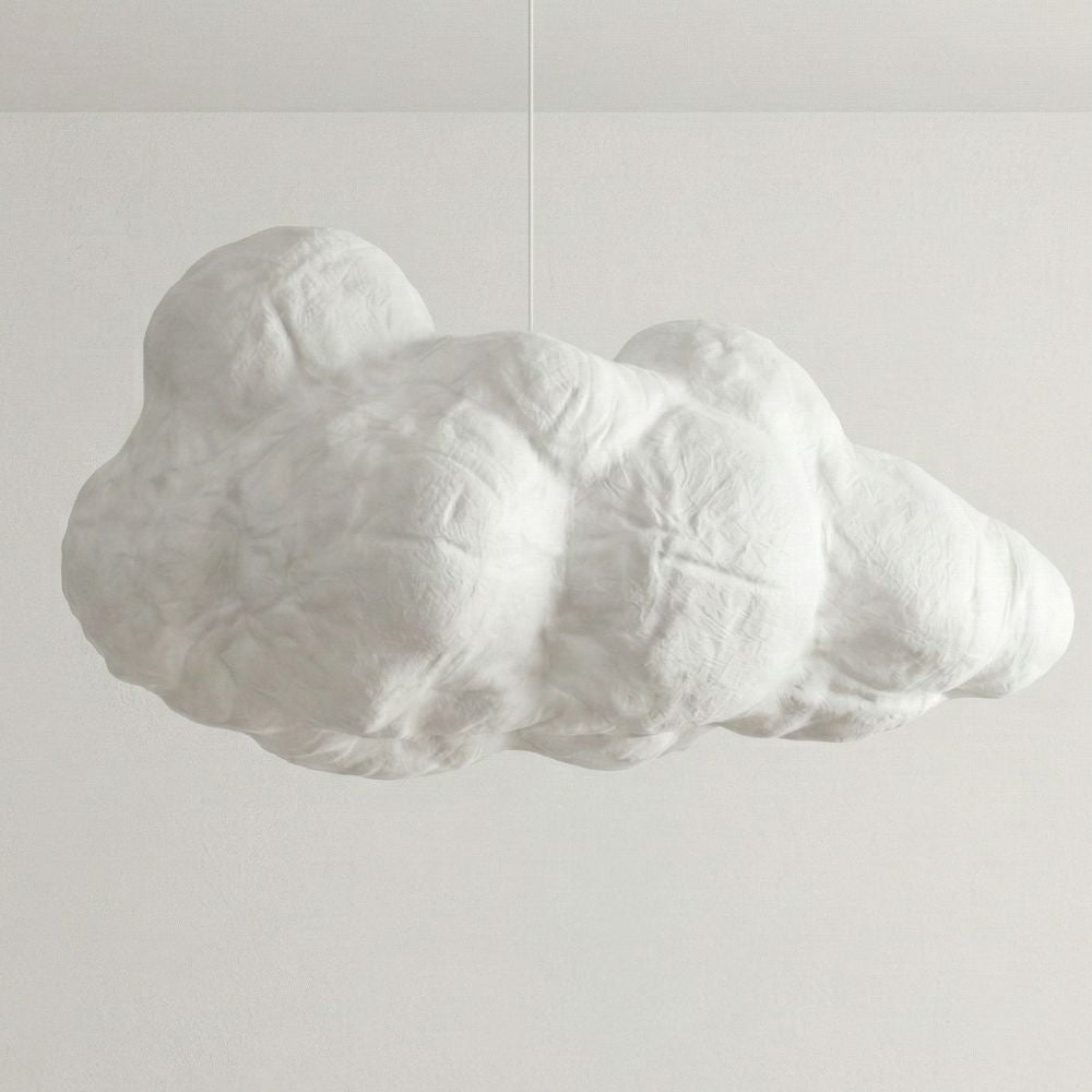 Lampe de plafond moderne en forme de « nuage » avec hauteur réglable
