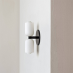 Modern LED wall lamp for interiors, lighting both up and down