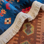 Housse de canapé boho aux couleurs géométriques vives et élégantes