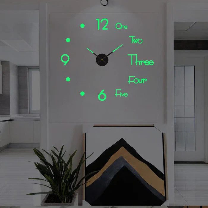 Decorative wall clock for modern interiors