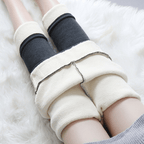 Leggings invernali da donna termici con vita alta