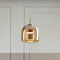 Moderne minimalistische Glas-Pendelleuchte für die Deckenbeleuchtung