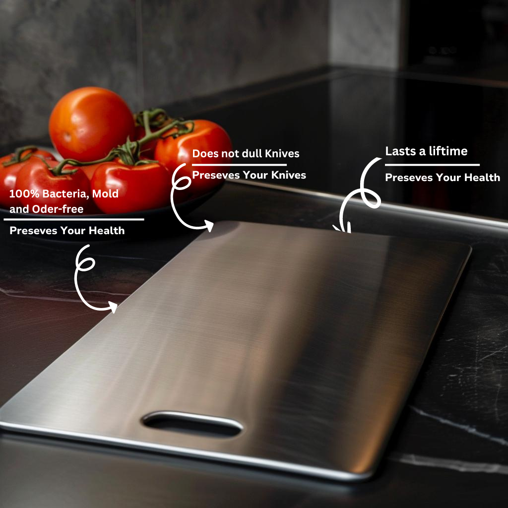 Non-slip cutting board durable surface