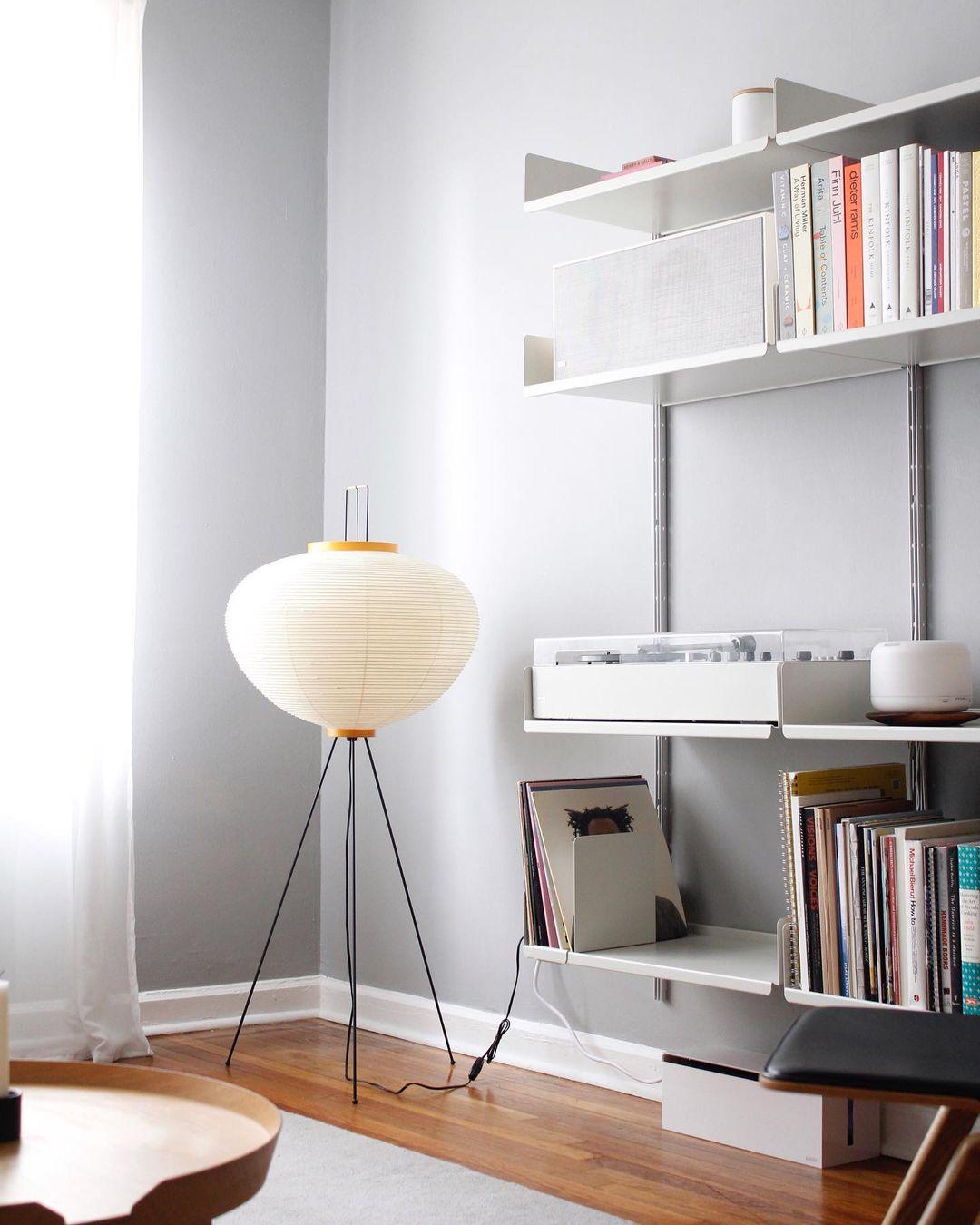 Lampa podłogowa w stylu japońskim Nastrojowe miękkie oświetlenie