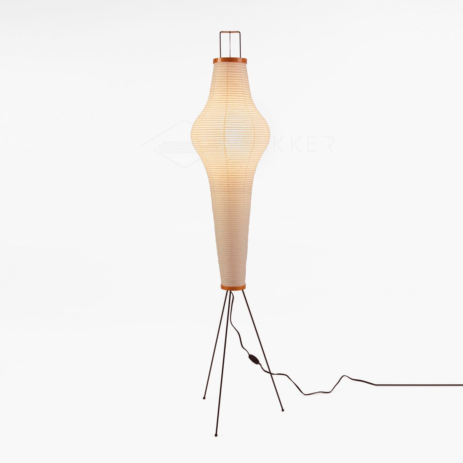 Lampa podłogowa w stylu japońskim Nastrojowe miękkie oświetlenie