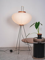 Lampa podłogowa w stylu japońskim Nastrojowe miękkie oświetlenie
