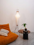 Lampa podłogowa w stylu japońskim Nastrojowe miękkie oświetlenie