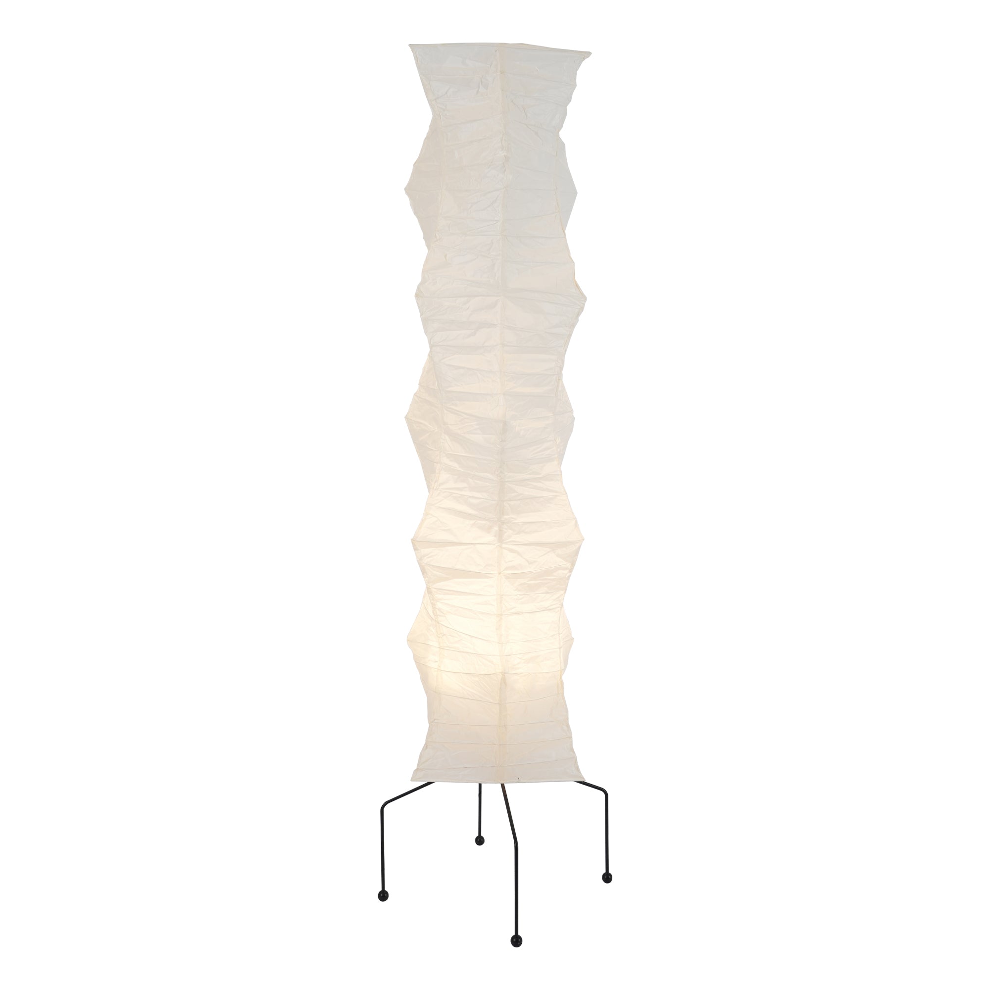 Lampa podłogowa w stylu japońskim Nastrojowe miękkie oświetlenie