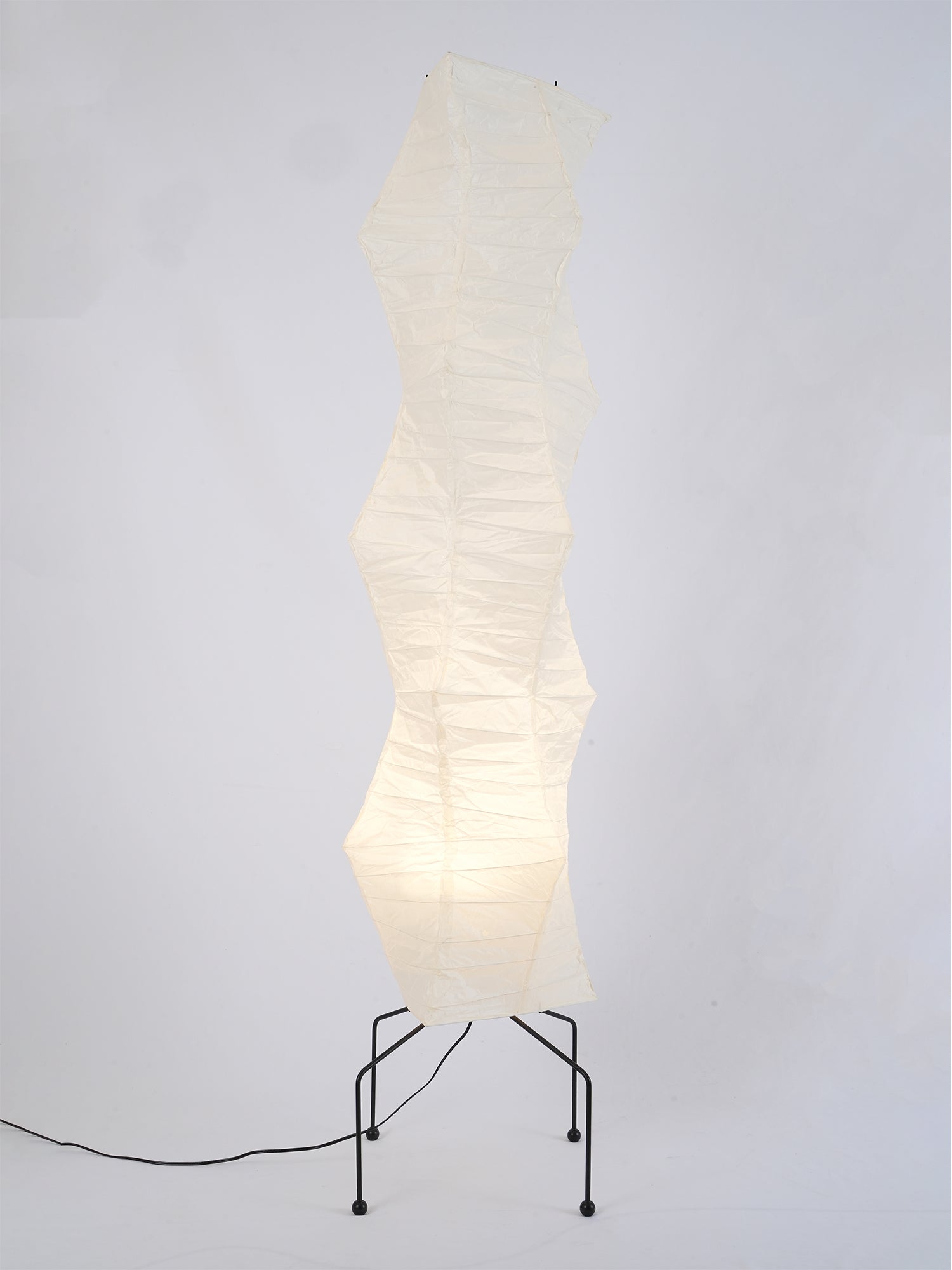 Lampa podłogowa w stylu japońskim Nastrojowe miękkie oświetlenie
