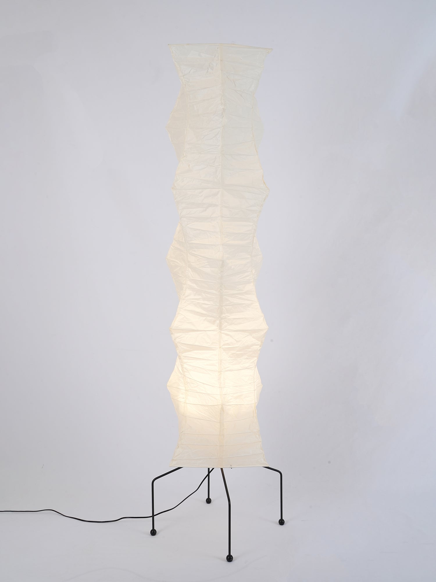 Lampa podłogowa w stylu japońskim Nastrojowe miękkie oświetlenie