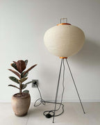Lampa podłogowa w stylu japońskim Nastrojowe miękkie oświetlenie