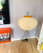 Lampa podłogowa w stylu japońskim Nastrojowe miękkie oświetlenie