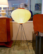 Lampa podłogowa w stylu japońskim Nastrojowe miękkie oświetlenie