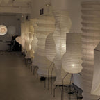 Lampa podłogowa w stylu japońskim Nastrojowe miękkie oświetlenie