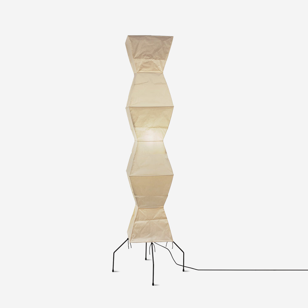 Lampa podłogowa w stylu japońskim Nastrojowe miękkie oświetlenie