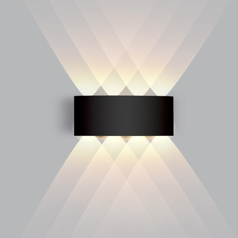 Illuminazione LED esterna durevole e impermeabile per giardino – Lampada slim a risparmio energetico con design elegante