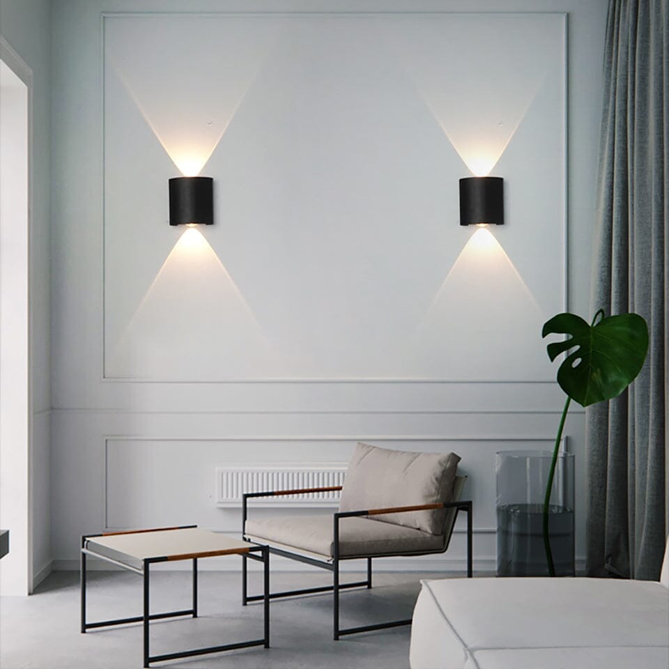Wodoodporna zewnętrzna lampa LED ogrodowa smukła energooszczędna lampa