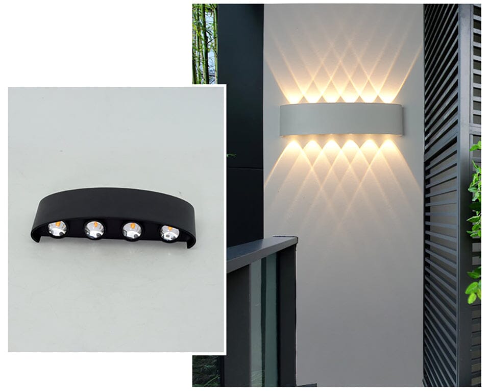 Durable outdoor waterproof LED garden lighting – Energy-saving slim lamp with elegant look
