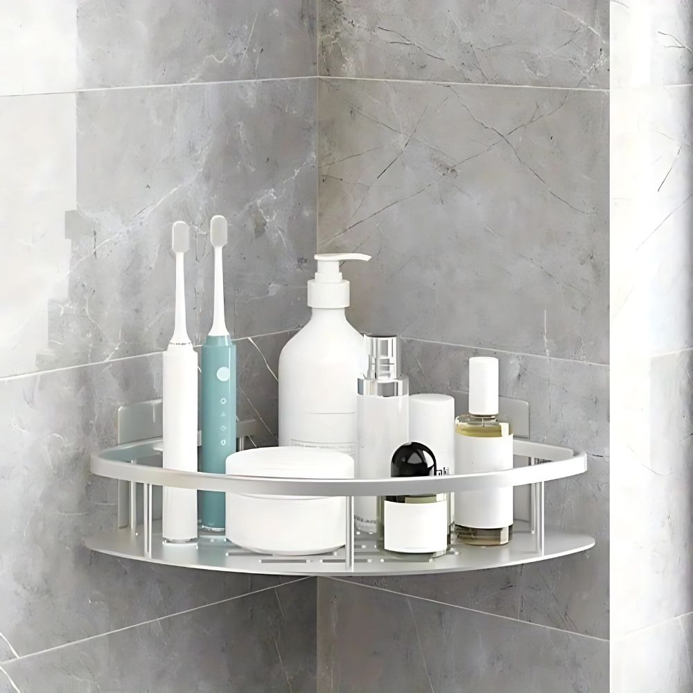 Eckige gebogene Duschablage, Badezimmer-Organizer