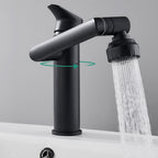 Robinet pivotant pratique et durable à 360° avec double mode de jet et bec flexible