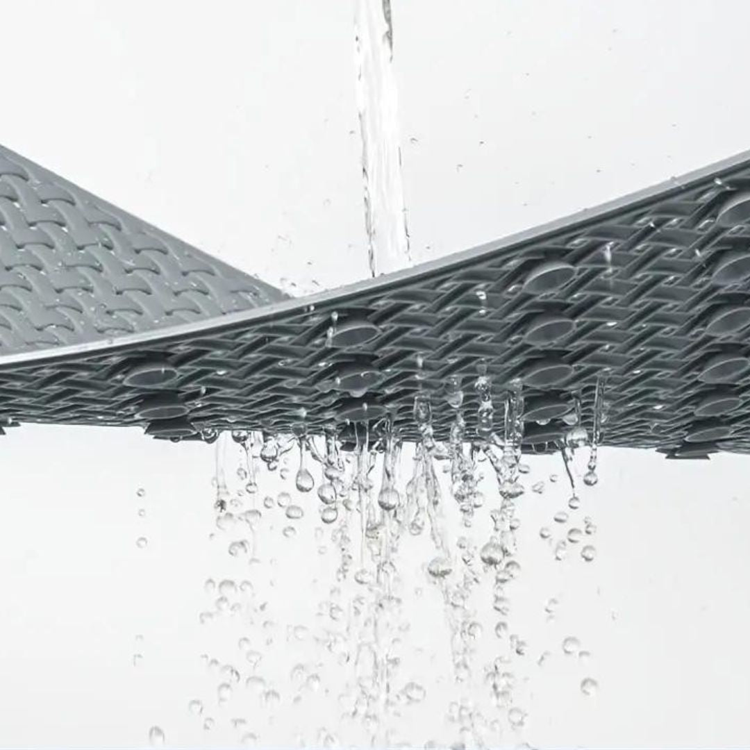 Non-slip shower mat with strong suction cups
