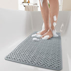 Non-slip shower mat with strong suction cups