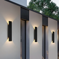 Aplique de pared LED impermeable para exteriores