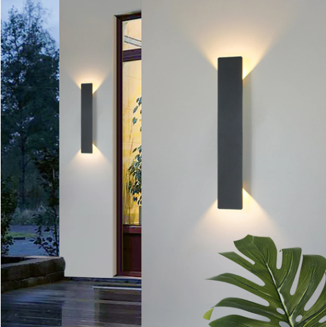 Lampada da parete LED esterna resistente, efficiente e impermeabile
