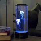 Lampe LED en forme de méduse avec lumière multicolore